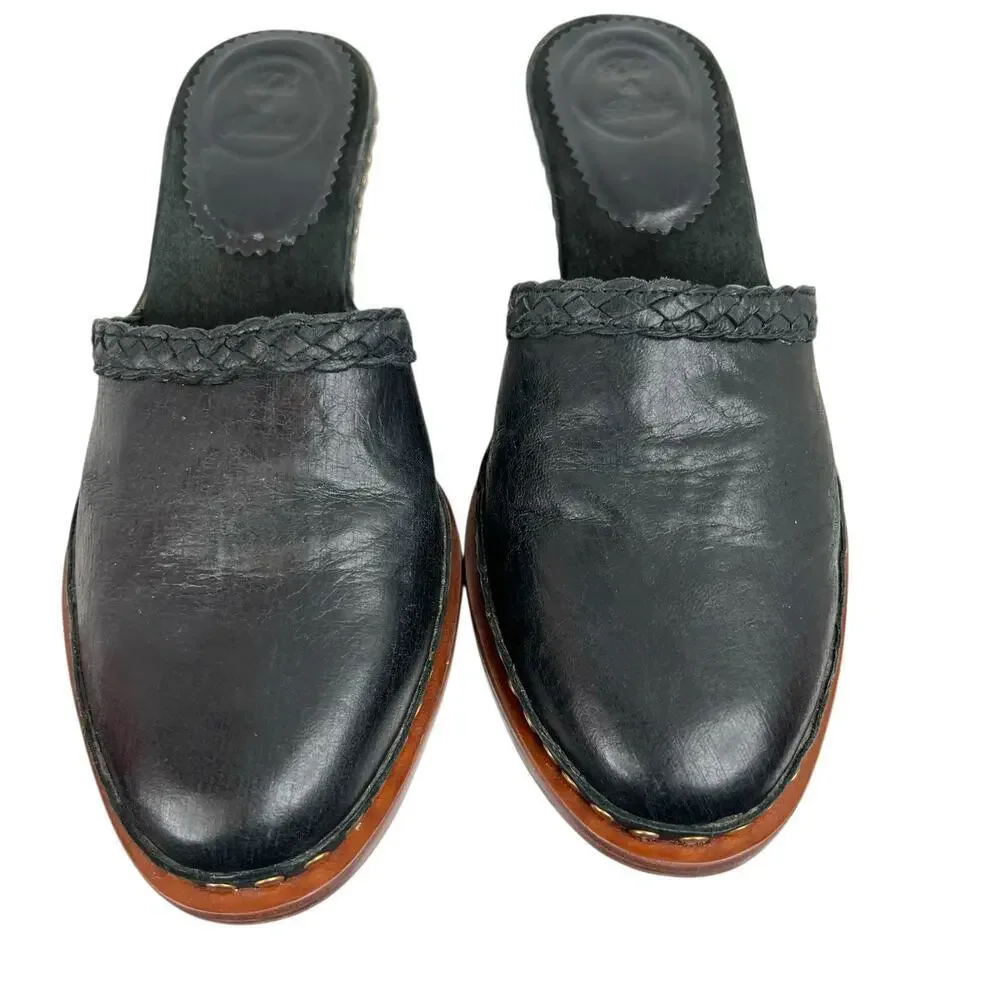 TULLE & BATISTE Señorita Clogs in Vintage Black Women's Size EU 40 = US 9/9.5 - Picture 5 of 13